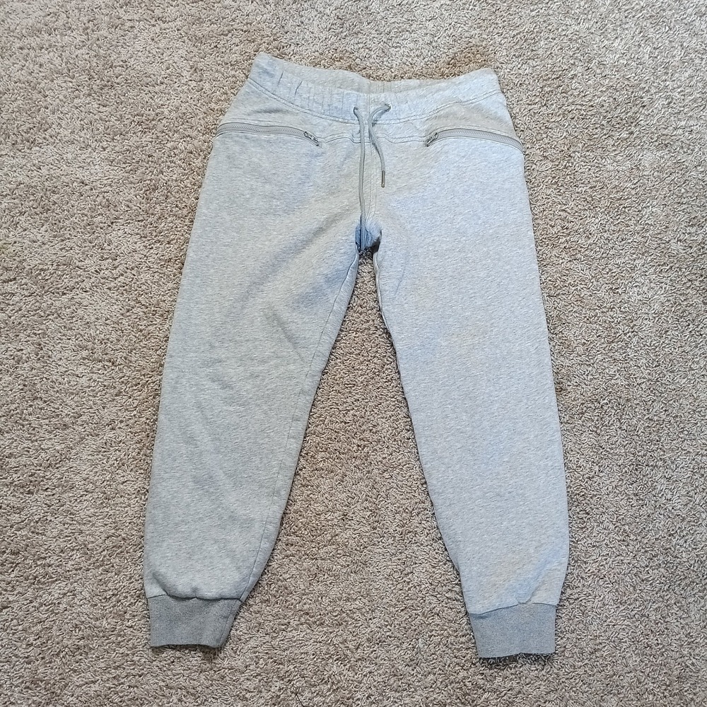 Adidas Stella McCartney Joggers Womens‎ M Gray Excellent Zipper Pockets Tapered